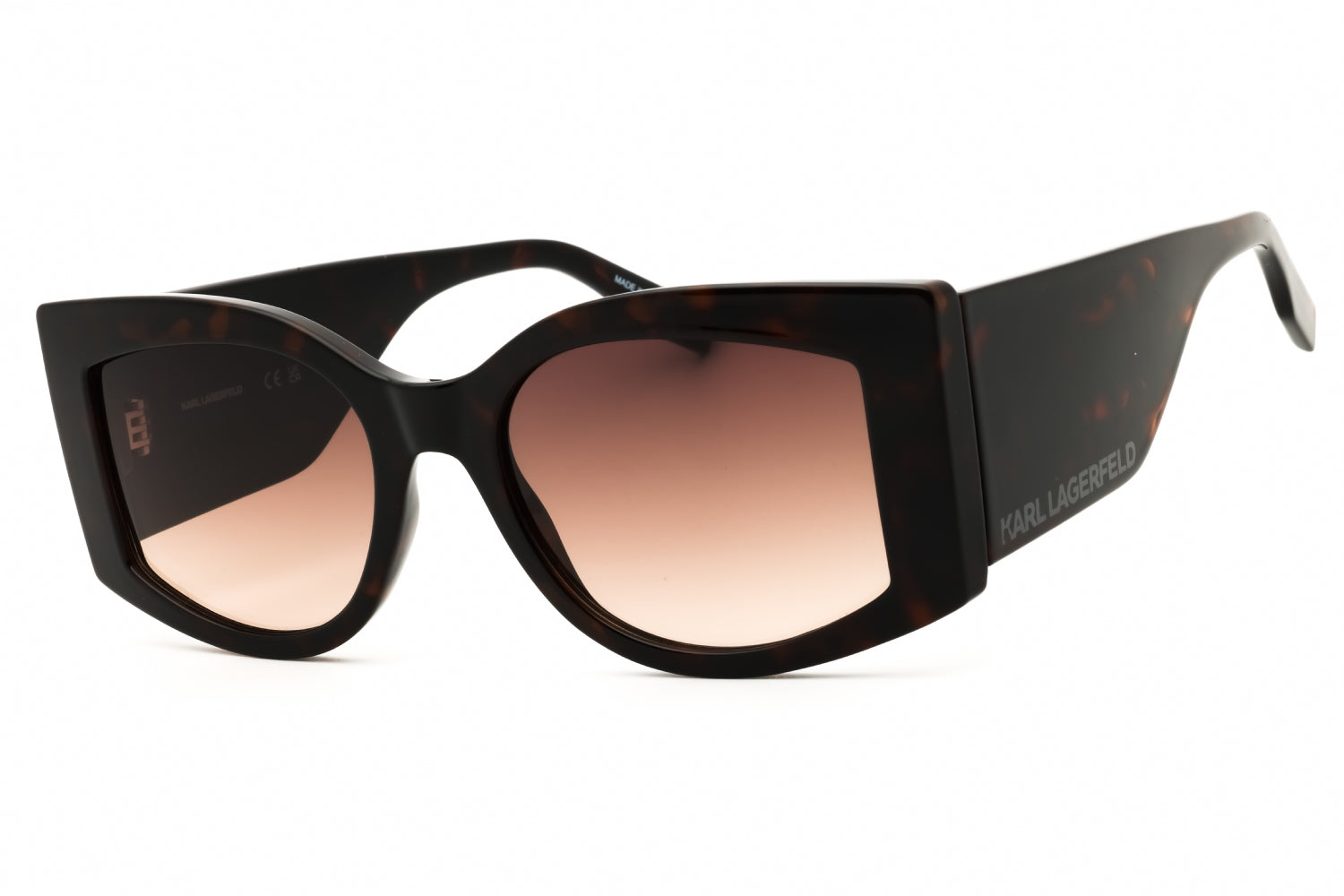 Karl Lagerfeld KL6183S Oversized Gradient Sunglasses — Brown by Karl Lagerfeld