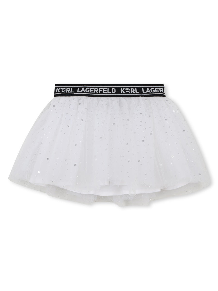 Karl Lagerfeld Cotton-Blend Two-Piece Skirt Suit — Gray, view 5