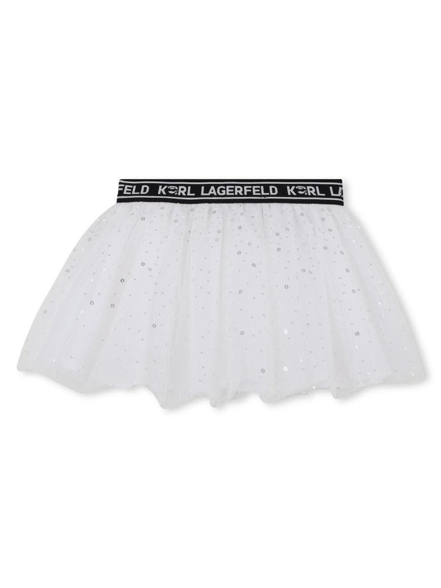 Karl Lagerfeld Cotton-Blend Two-Piece Skirt Suit — Gray, view 6