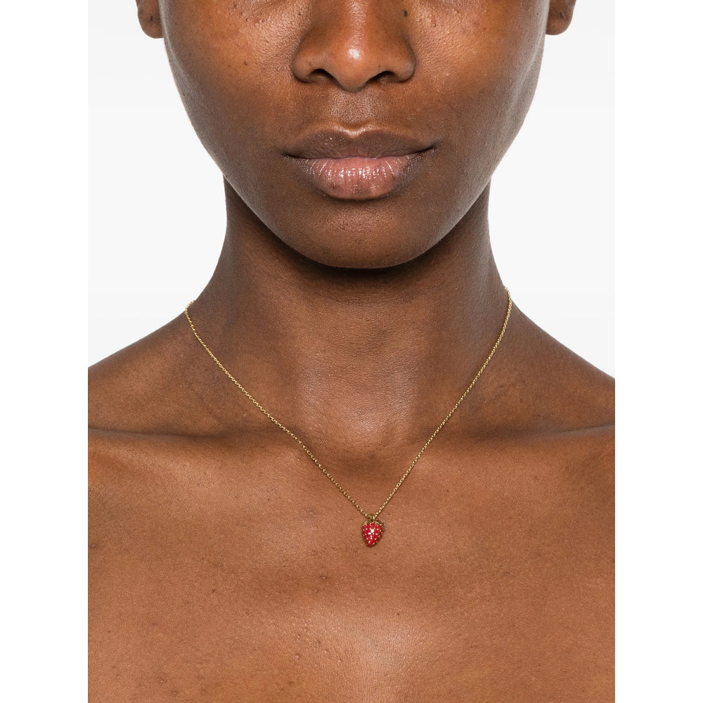 Kate Spade Gold-Tone with Red Stone Pendant Bracelet — Gold, view 3