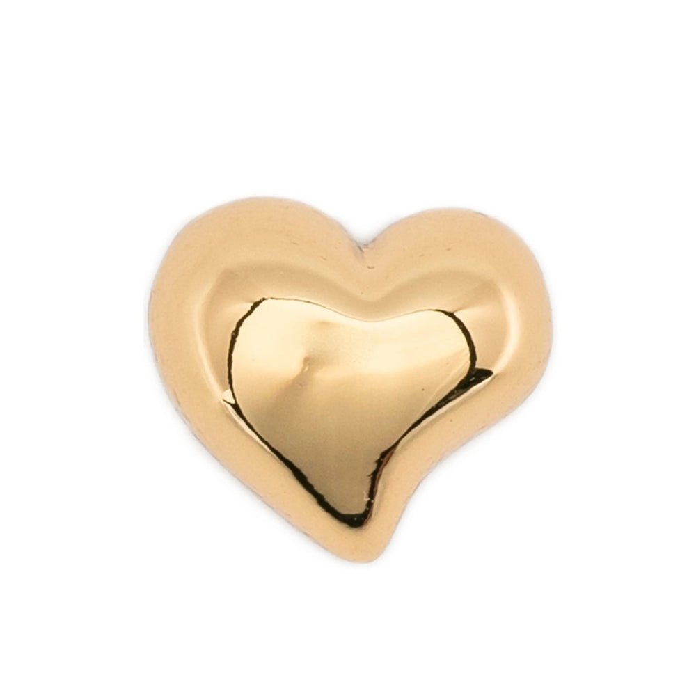 Kate Spade Heart-Shaped Gold-Tone Earrings — Gold by Kate Spade