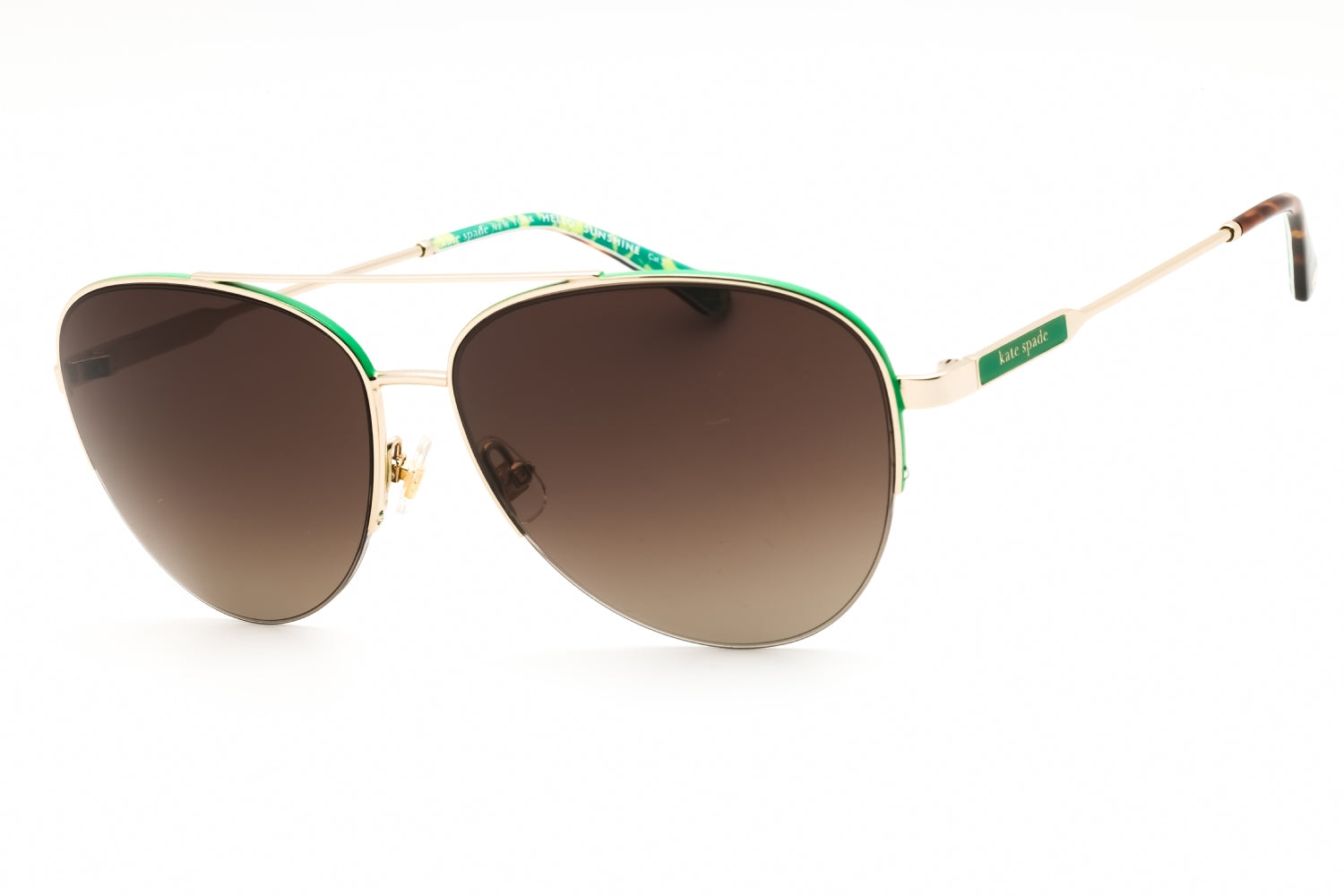 Kate Spade JANECEGS Aviator Metal Sunglasses — Gold by Kate Spade