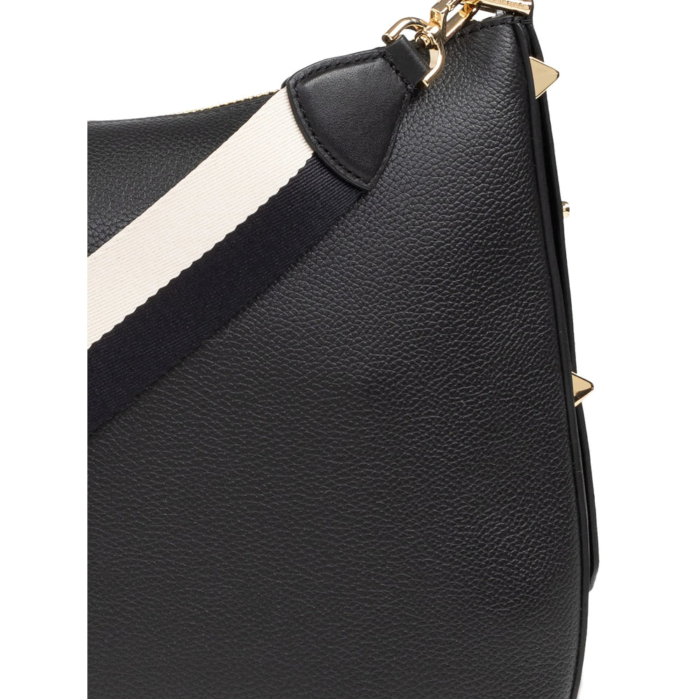Kate Spade Calf Leather Shoulder Bag — Black, view 6