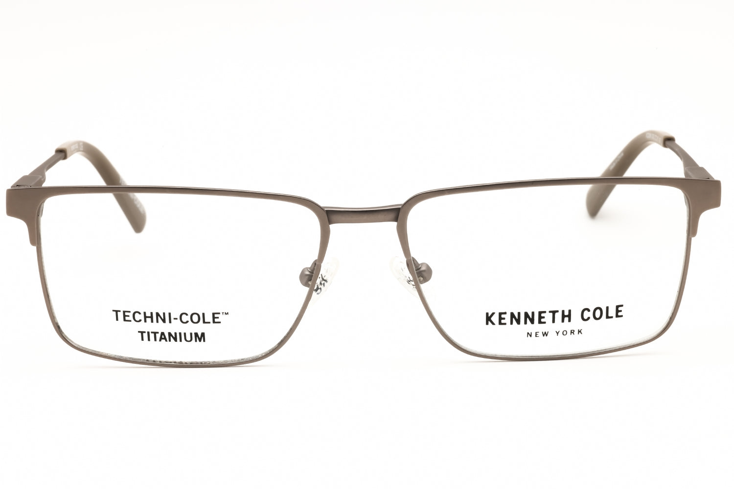Kenneth Cole New York KC0346 Rectangular Titanium Eyeglasses — Grey, view 2