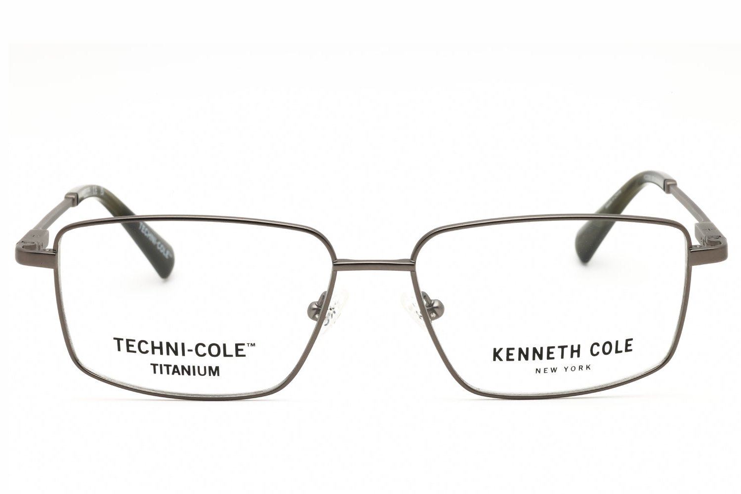 Kenneth Cole New York KC0356 Titanium Rectangular Eyeglasses — Gray, view 2