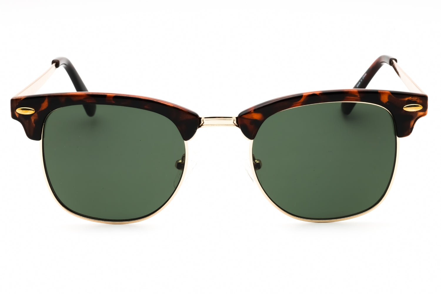 Kenneth Cole Reaction KC1330 Clubmaster-Style Sunglasses — Brown, view 2