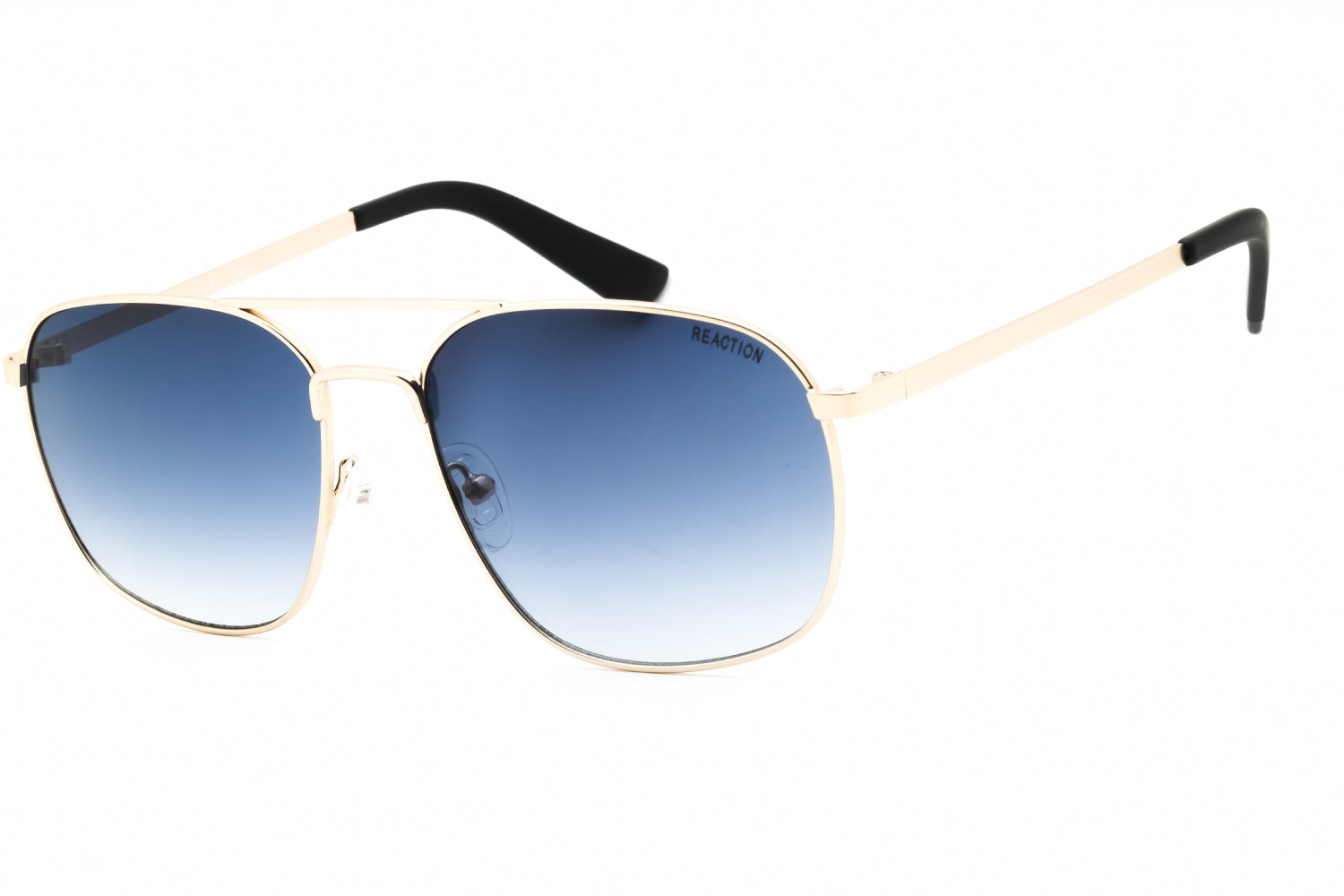 Kenneth Cole Reaction KC2970 Gradient Lens Aviator Sunglasses — Gold by Kenneth Cole Reaction