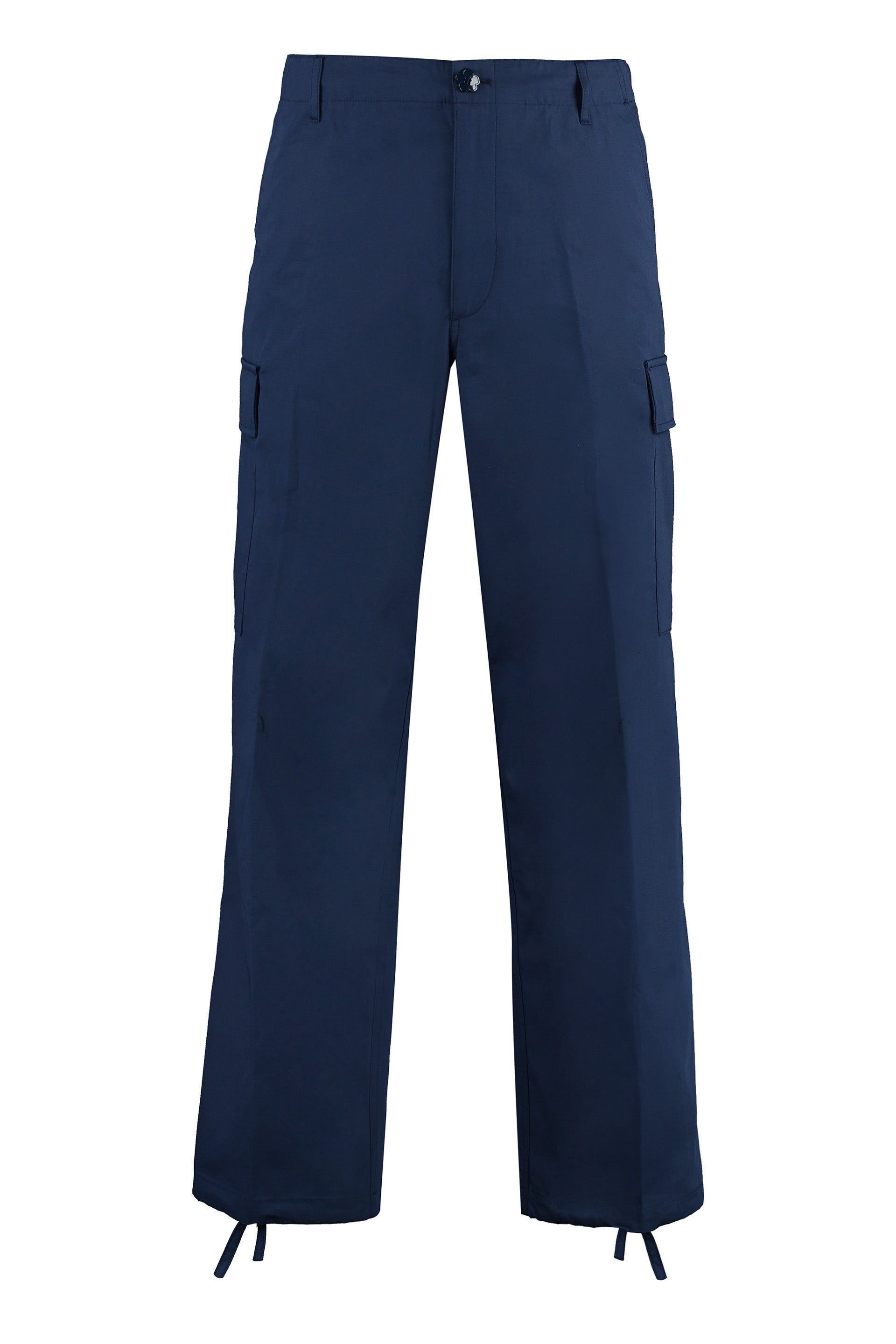 Kenzo Cotton Cargo Pants — Navy by Kenzo