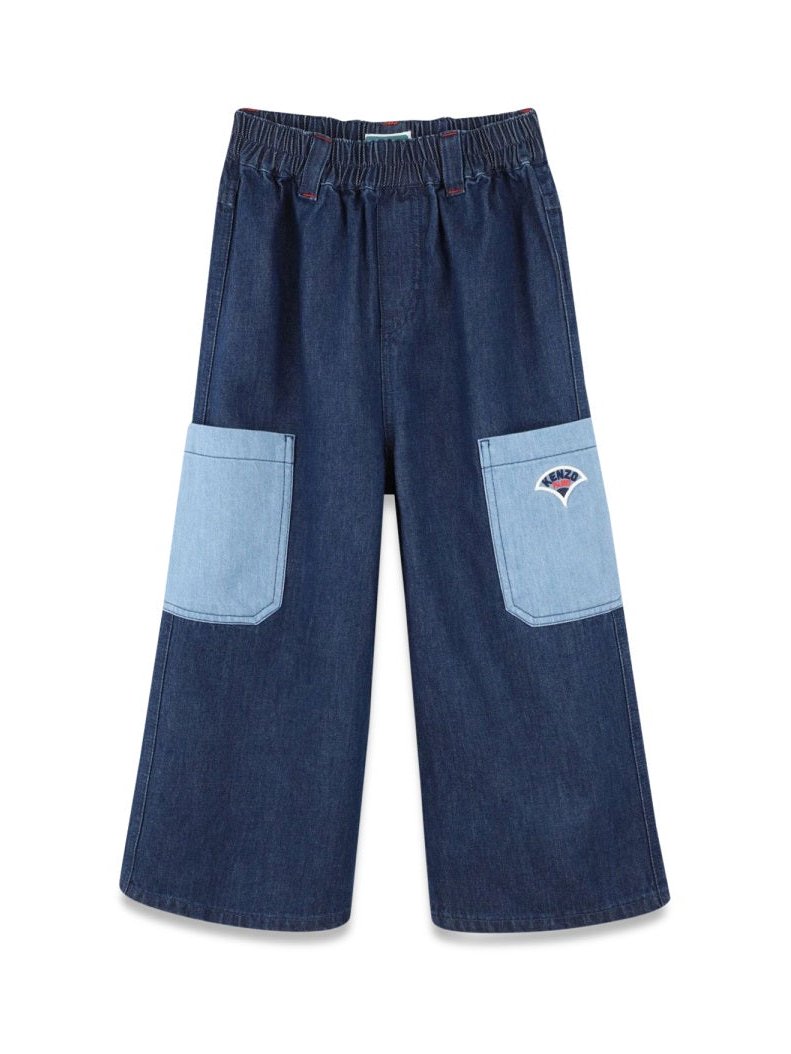 Kenzo 100% Cotton Jeans — Gray by Kenzo
