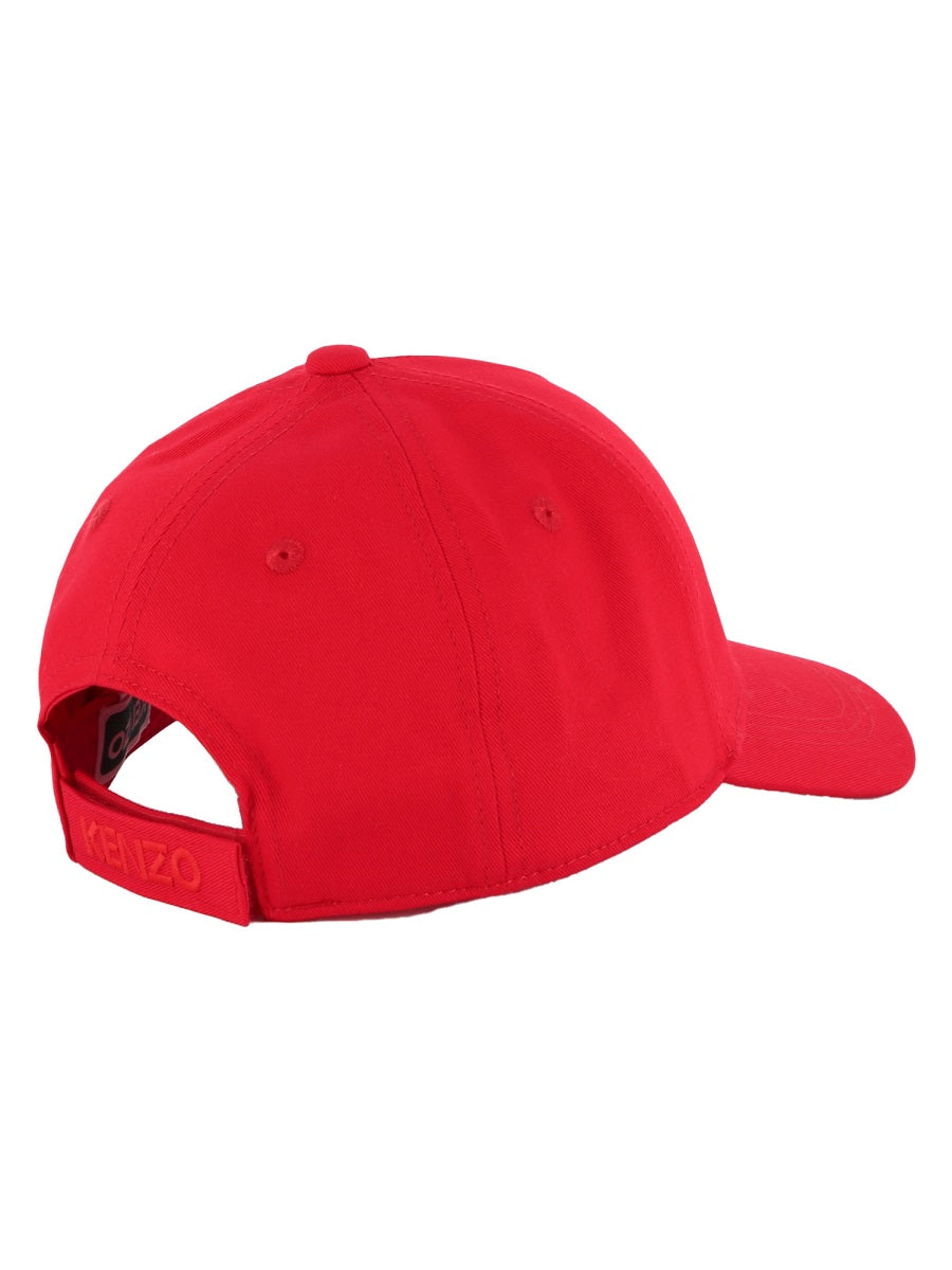 Kenzo K60880K_997 Cotton Beanie — Red by Kenzo