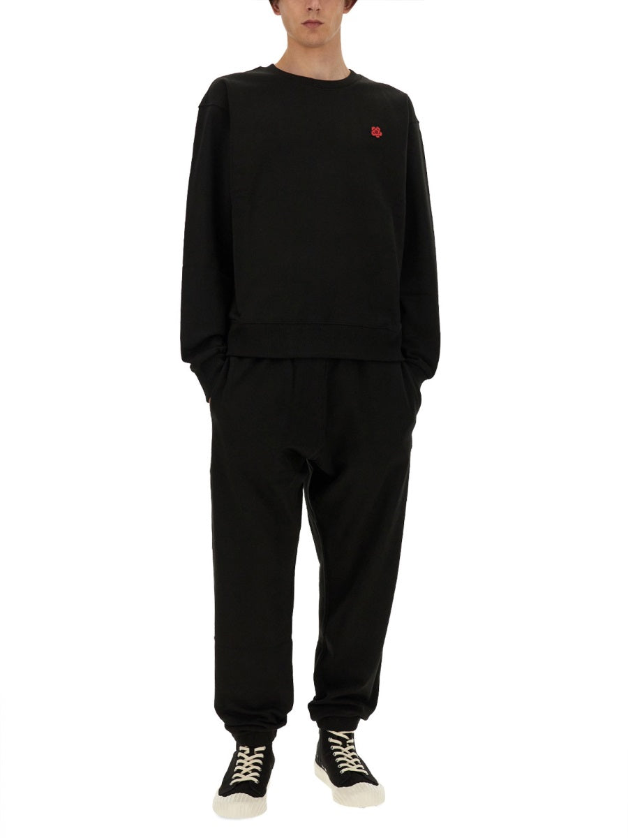 Kenzo Boke Flower Sweatshirt — Black, view 4