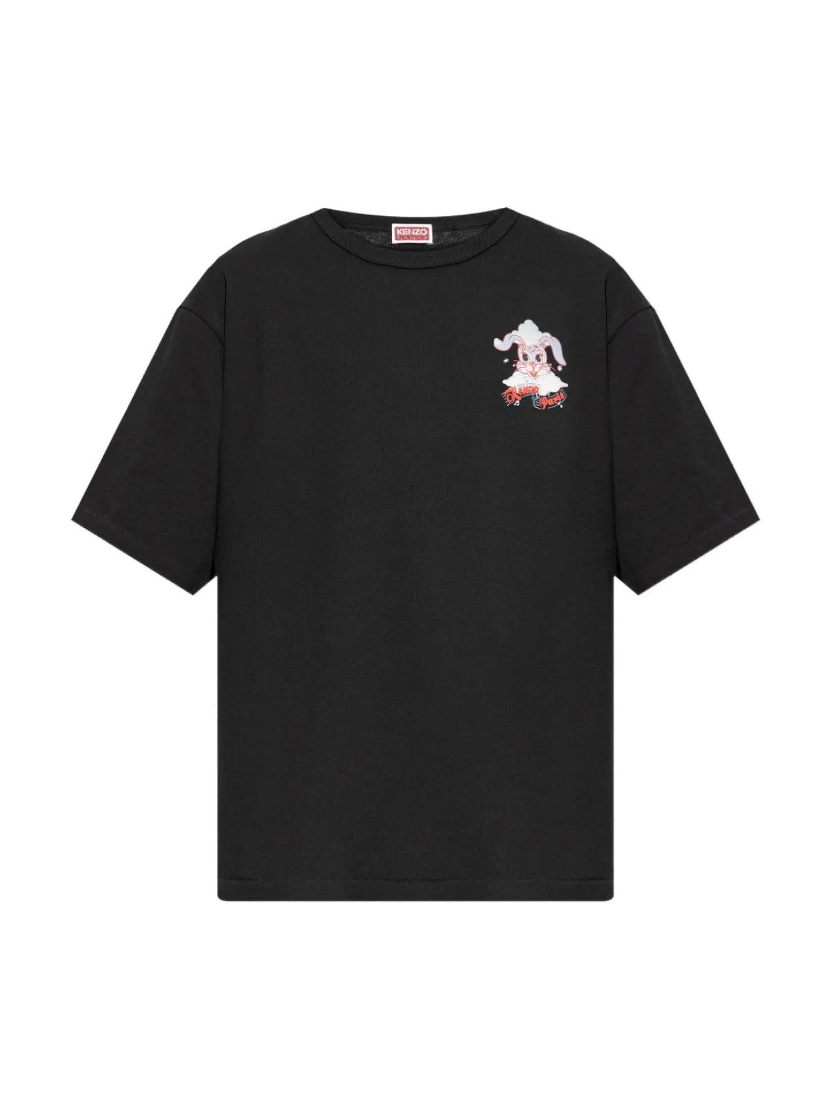 Kenzo Winter Holidays Logo T-Shirt — Black, view 5