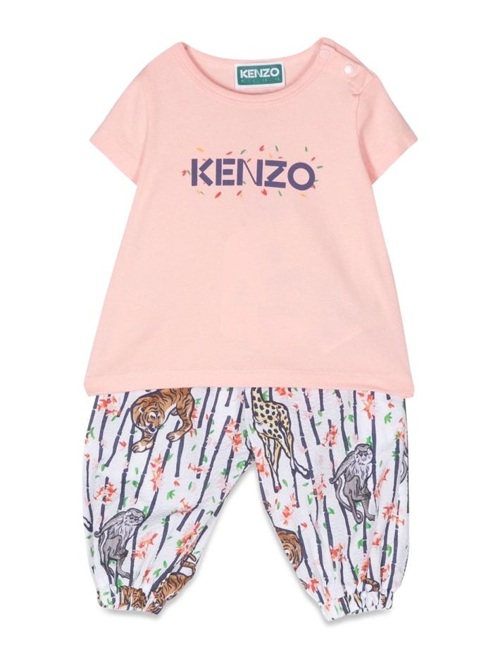 Kenzo Cotton T-Shirt — Pink by Kenzo