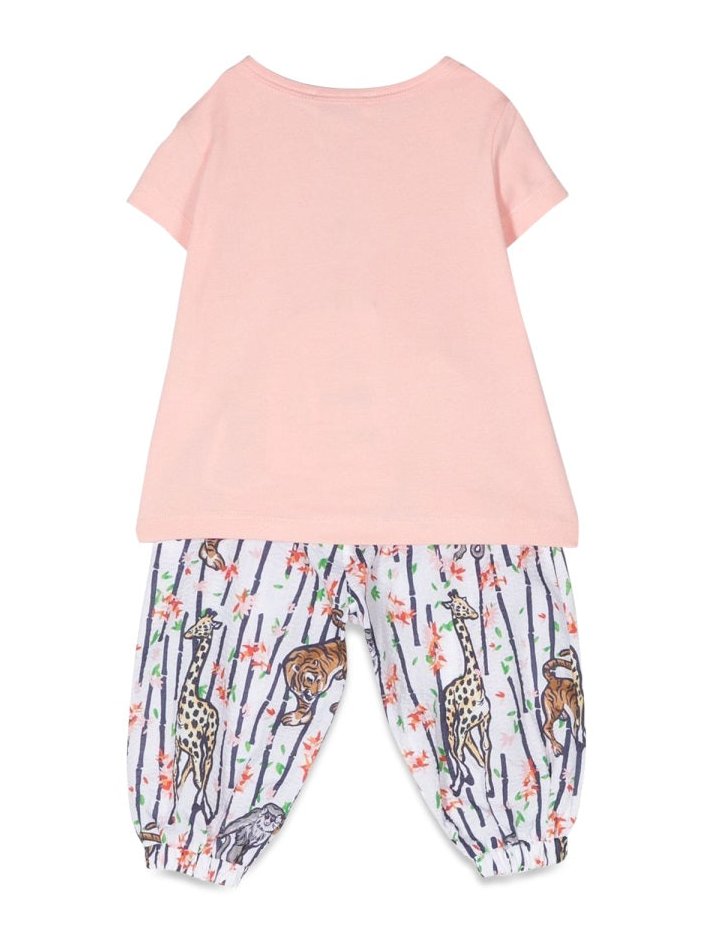 Kenzo Cotton T-Shirt — Pink, view 3