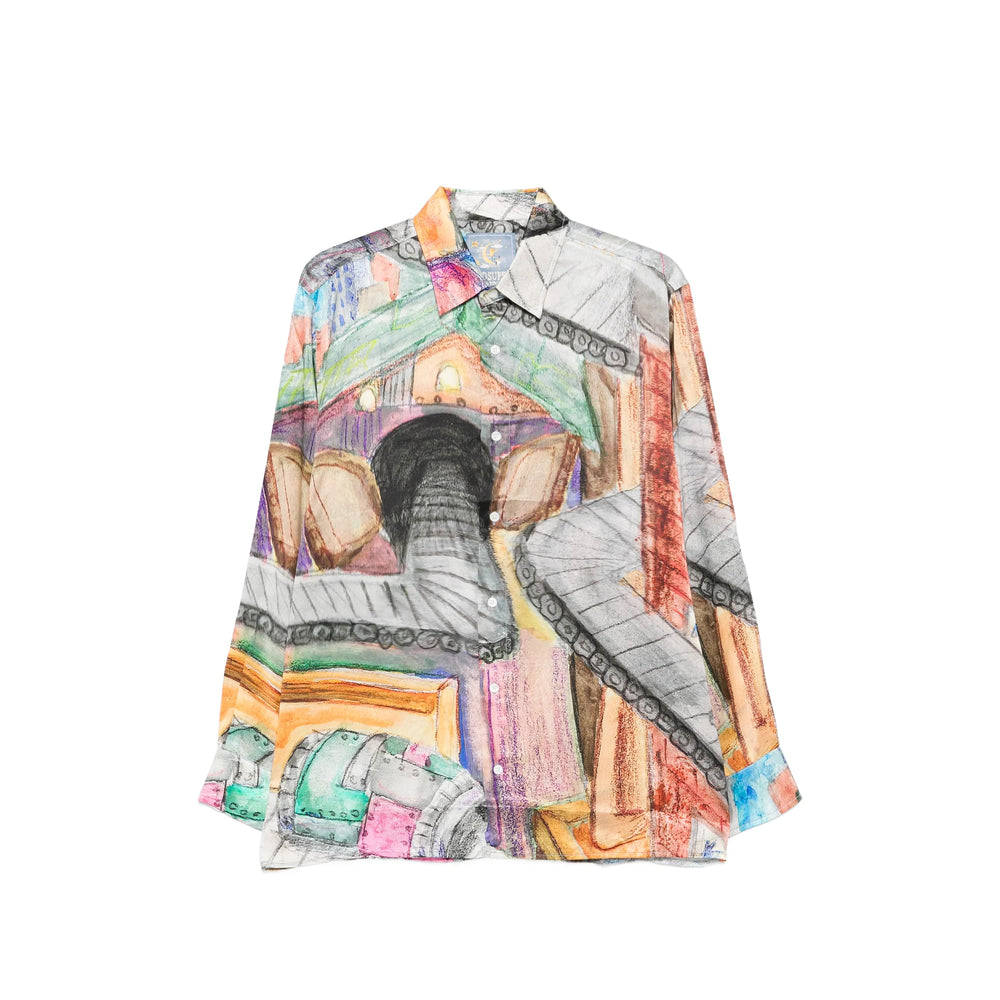 Kidsuper Multi Shirt — Gray by Kidsuper