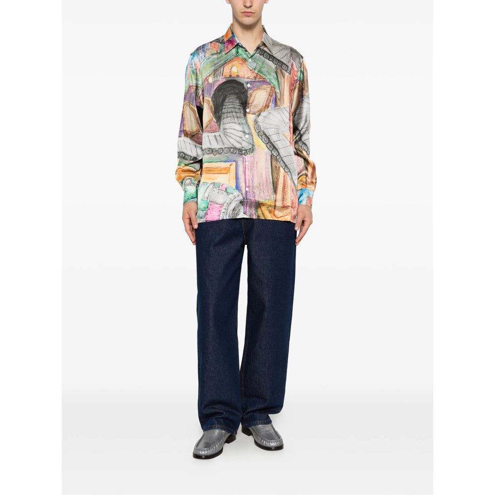 Kidsuper Multi Shirt — Gray, view 2