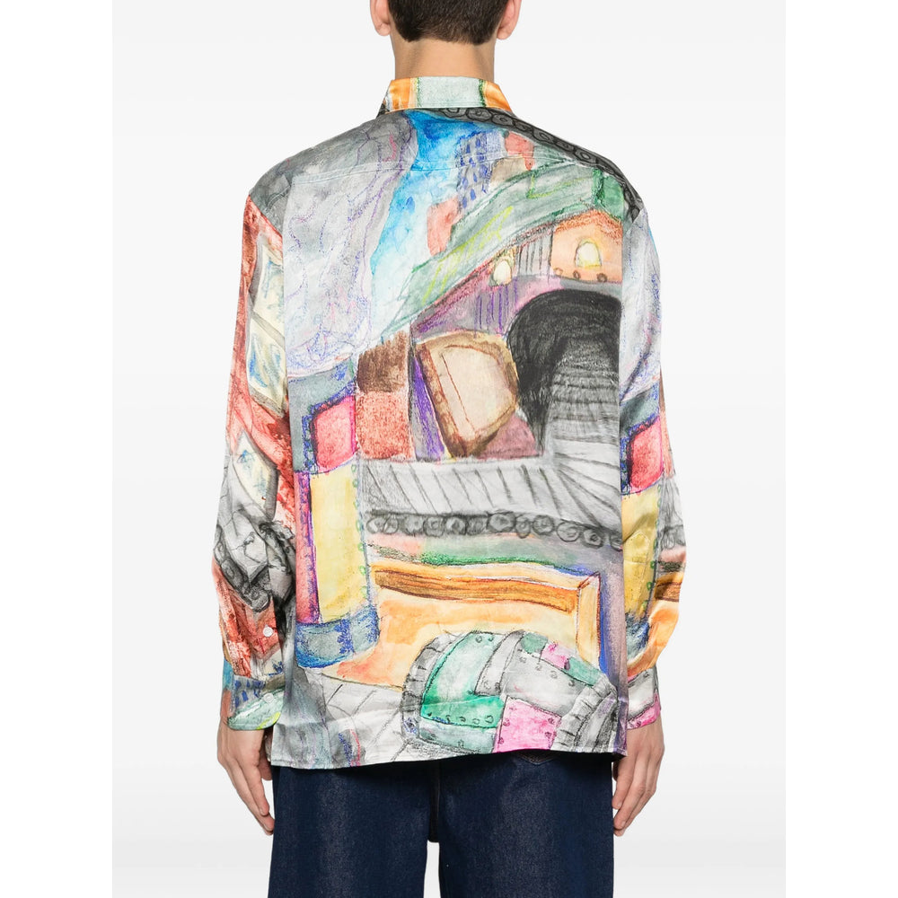 Kidsuper Multi Shirt — Gray, view 3