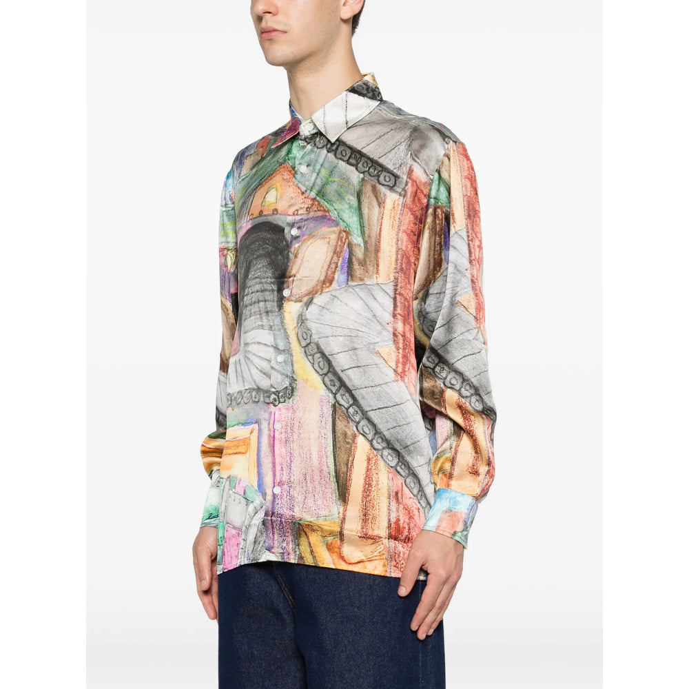 Kidsuper Multi Shirt — Gray, view 5