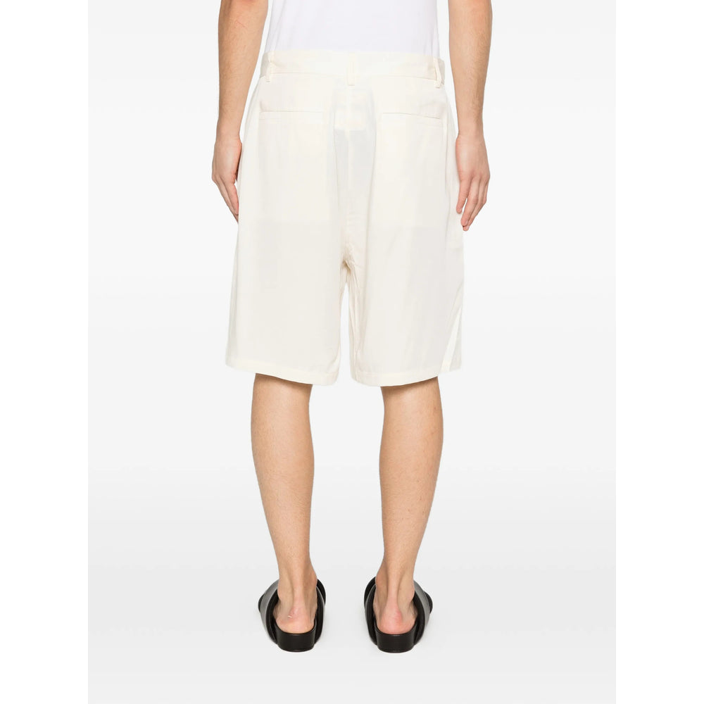 Kidsuper Tailored Tencel Shorts — Beige, view 2