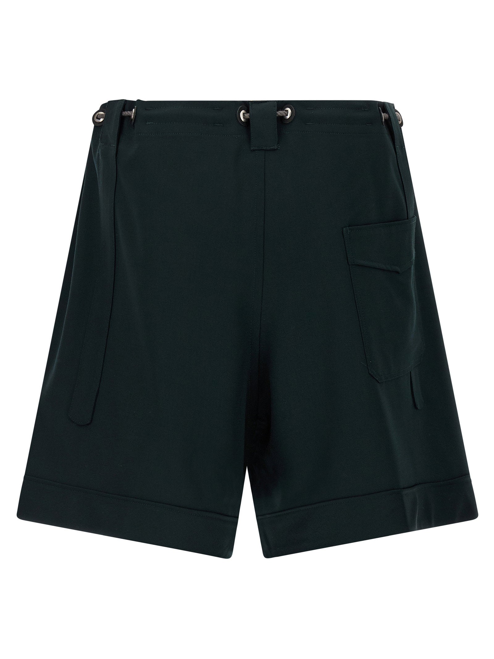 Kiko Kostadinov Kyan Bermuda Shorts — Black, view 2