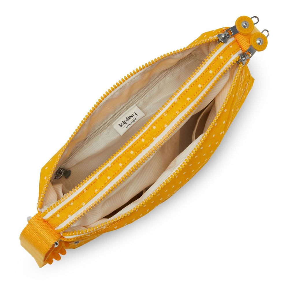 Kipling Alvar Crossbody Bag — Yellow, view 5