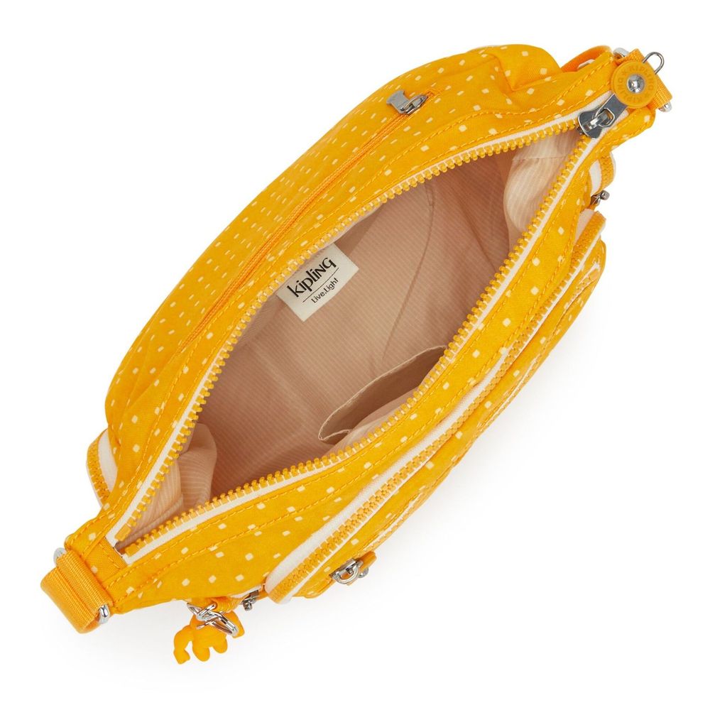 Kipling City Pack S Crossbody Bag — Yellow by Kipling