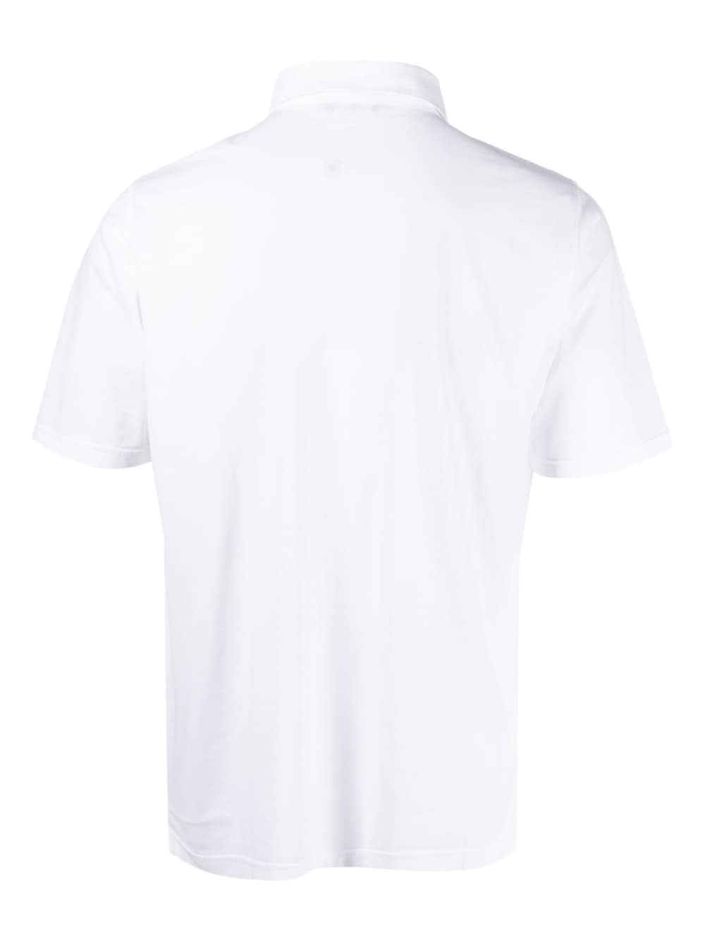 Kired Cotton Polo Shirt — White, view 2