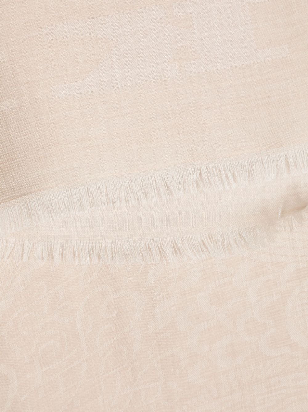 Kiton Wool-Cashmere-Silk Blend Scarf — Beige, view 3