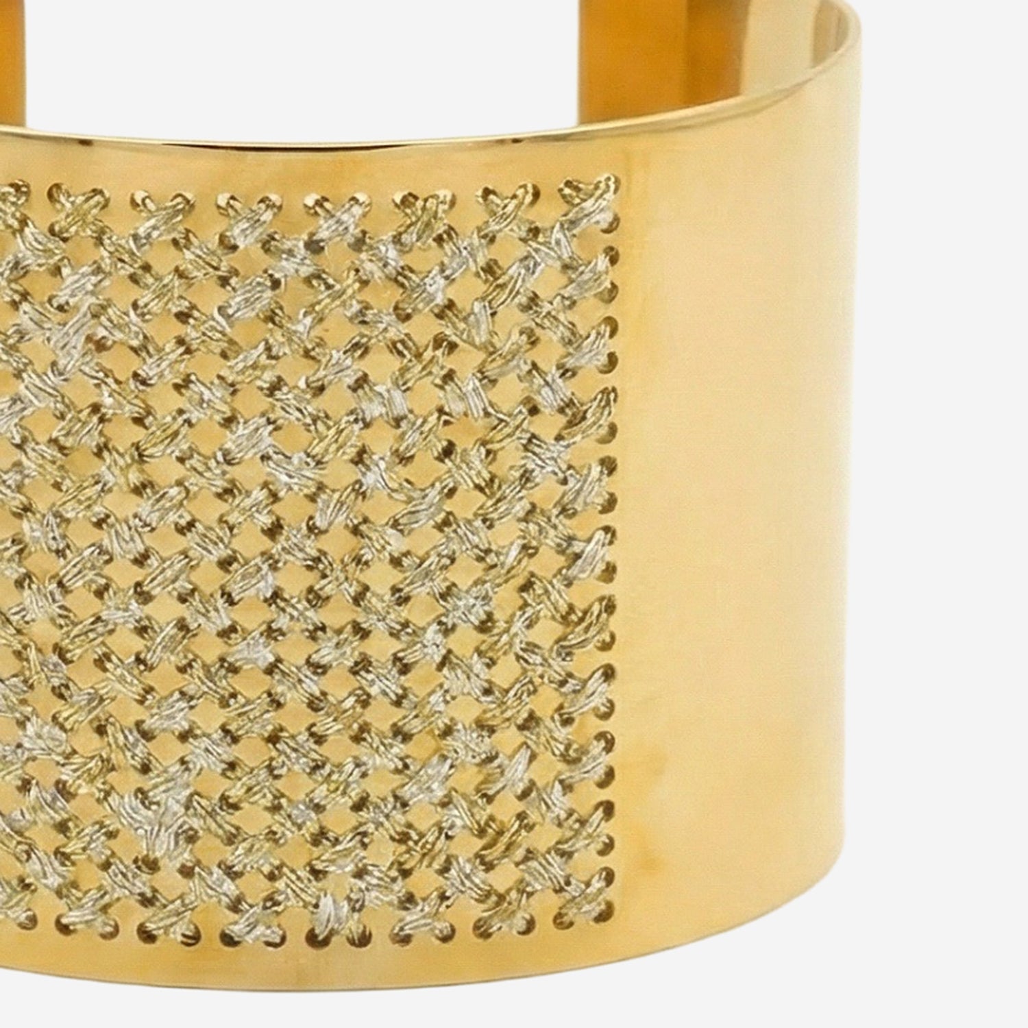 L'Eight Studio Crystal-Embellished Cuff Bracelet — Gold, view 2