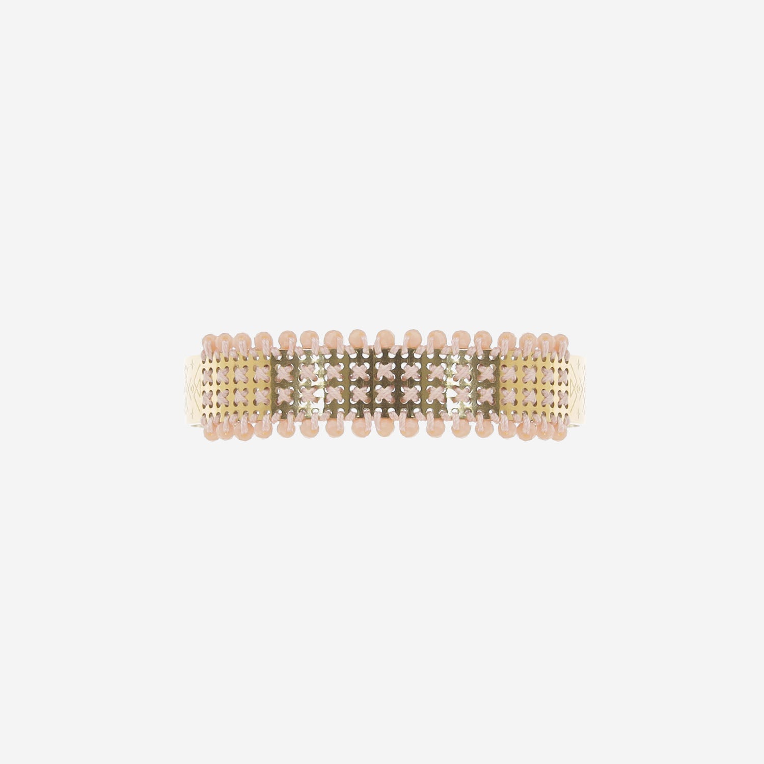 L'Eight Studio Micro-Stud Panel Bracelet — Pink by L'Eight Studio