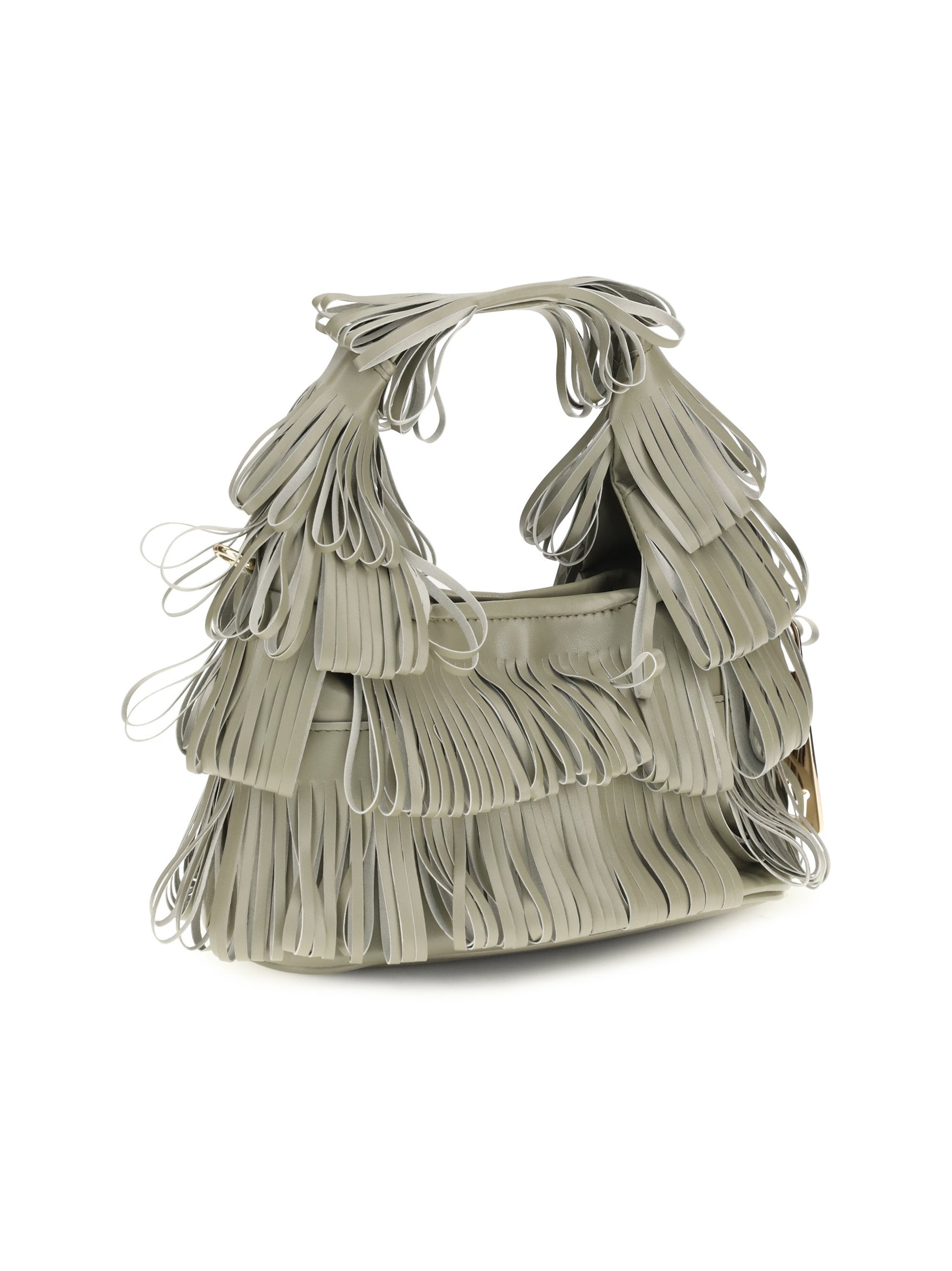 La Milanesa Capucine Shoulder Bag — Gray, view 2