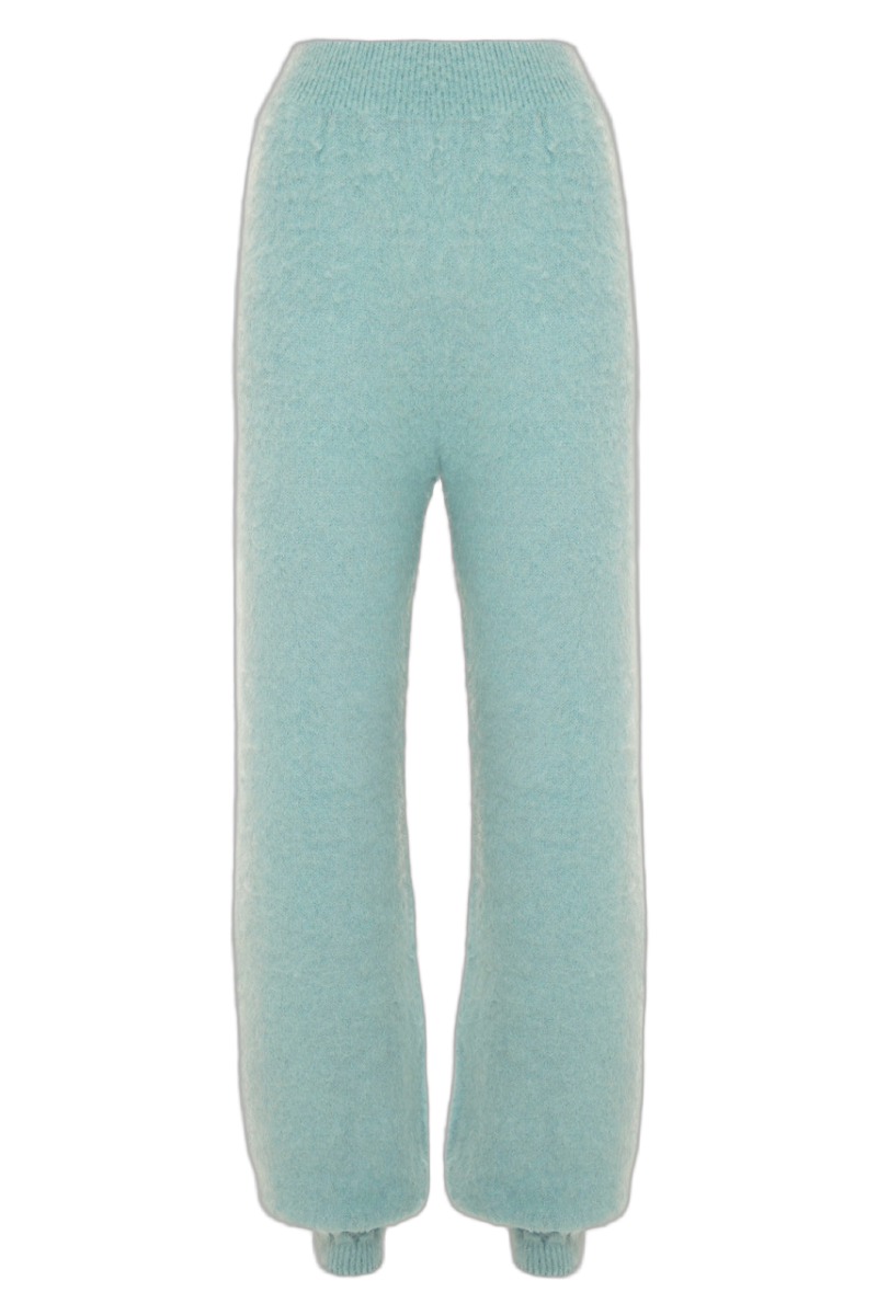 La Perla Fluffy Cocoon Trousers — Green, view 3