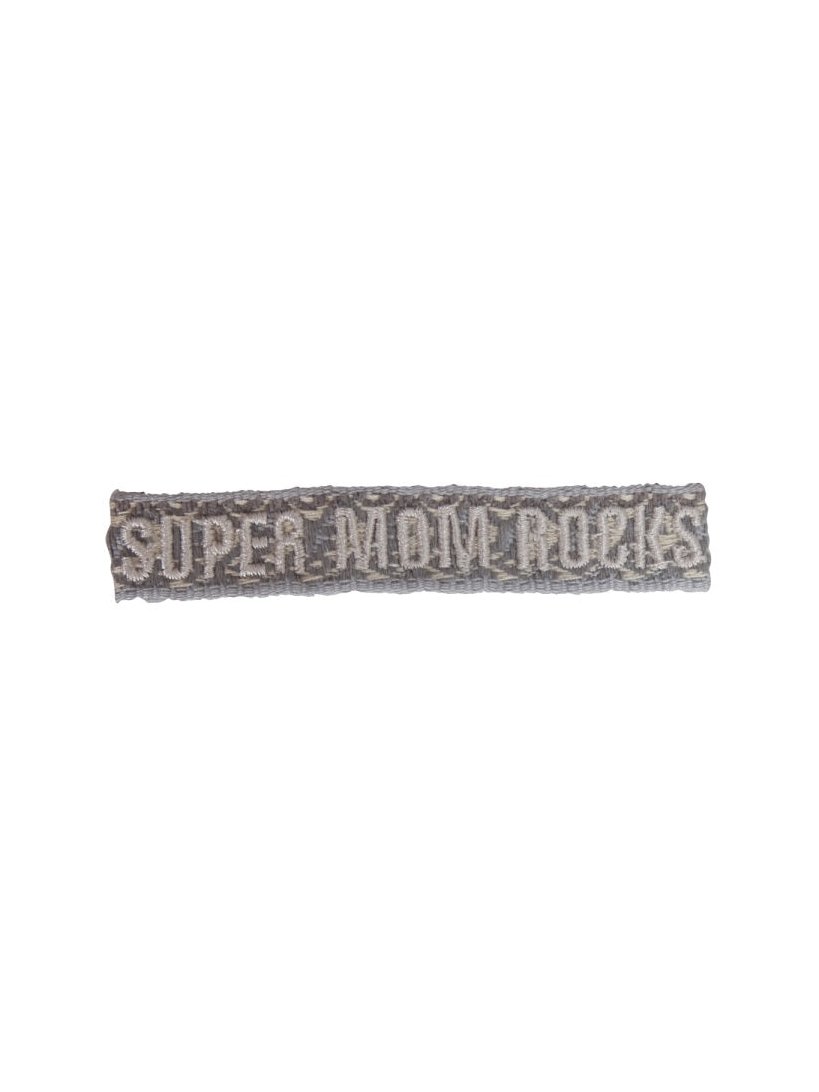 Label K Braided Fabric Bracelet — Gray by Label K
