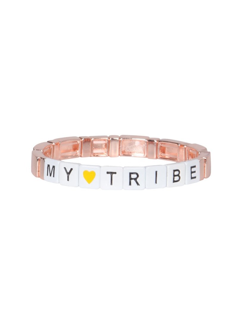 Label K Multicolor Rubber Block Bracelet — Multicolor by Label K