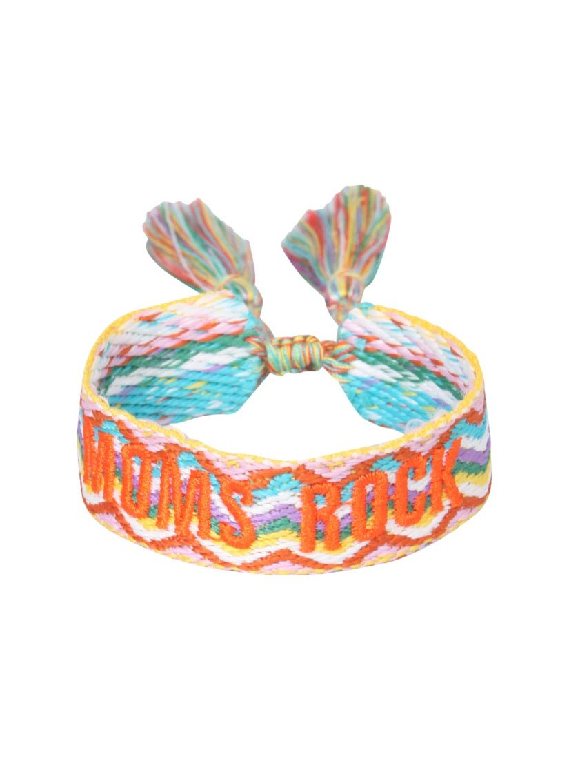 Label K Braided Fabric Bracelet — Multicolor, view 2