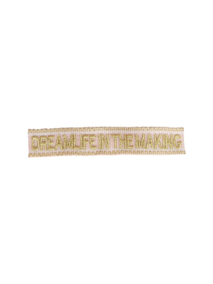 Label K Braided Fabric Bracelet — White by Label K