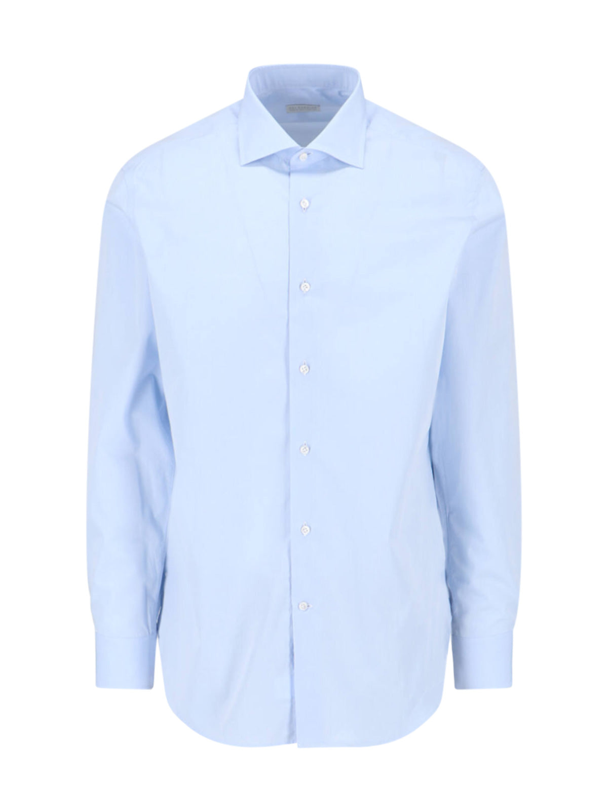 Laboratorio Del Carmine Spread Collar Cotton Shirt — Blue by Laboratorio Del Carmine