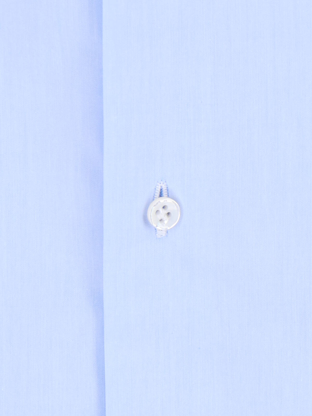 Laboratorio Del Carmine Spread Collar Cotton Shirt — Blue, view 5