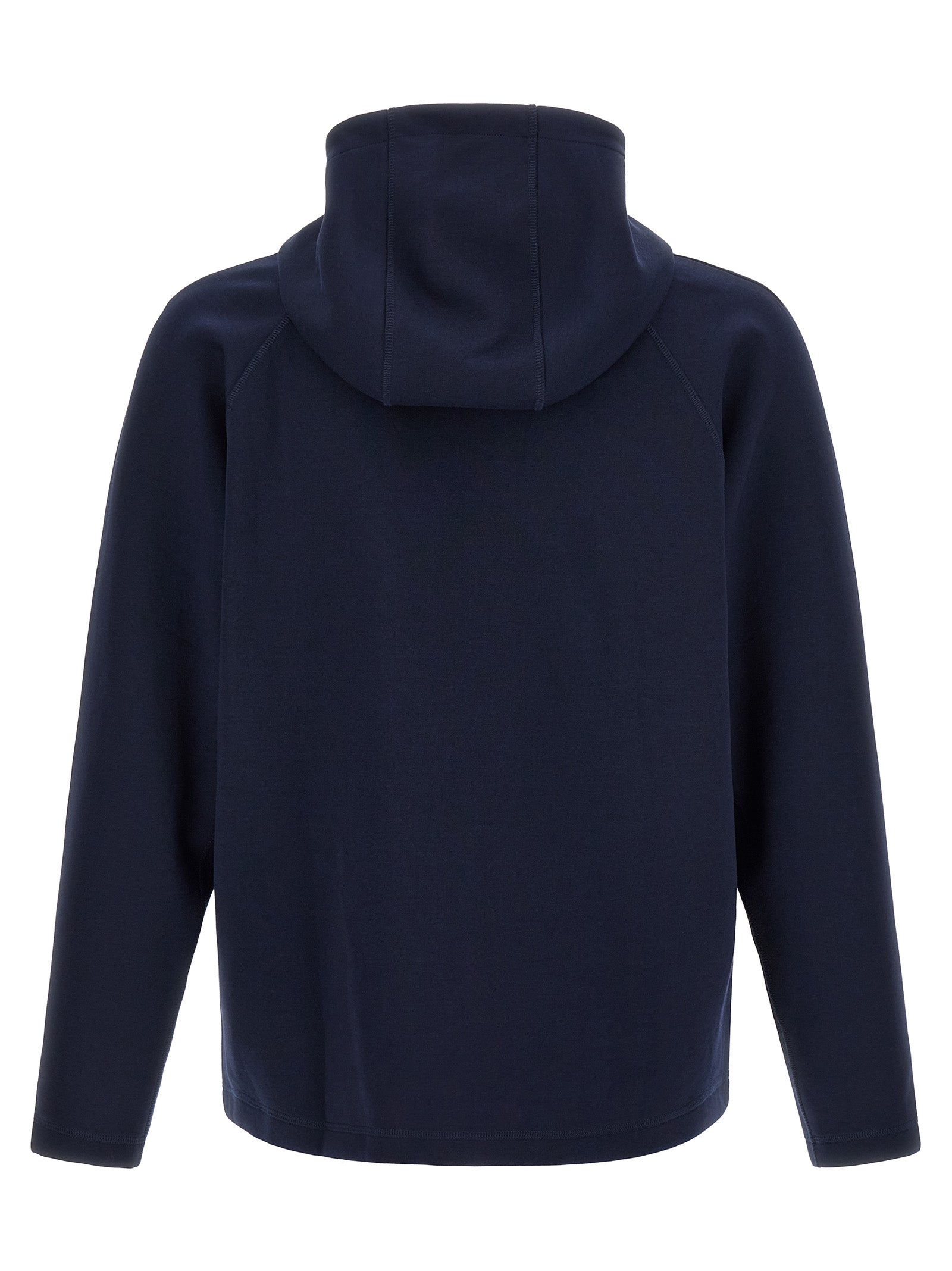 Lacoste Zip-Through Polyester Hoodie — Blue, view 2