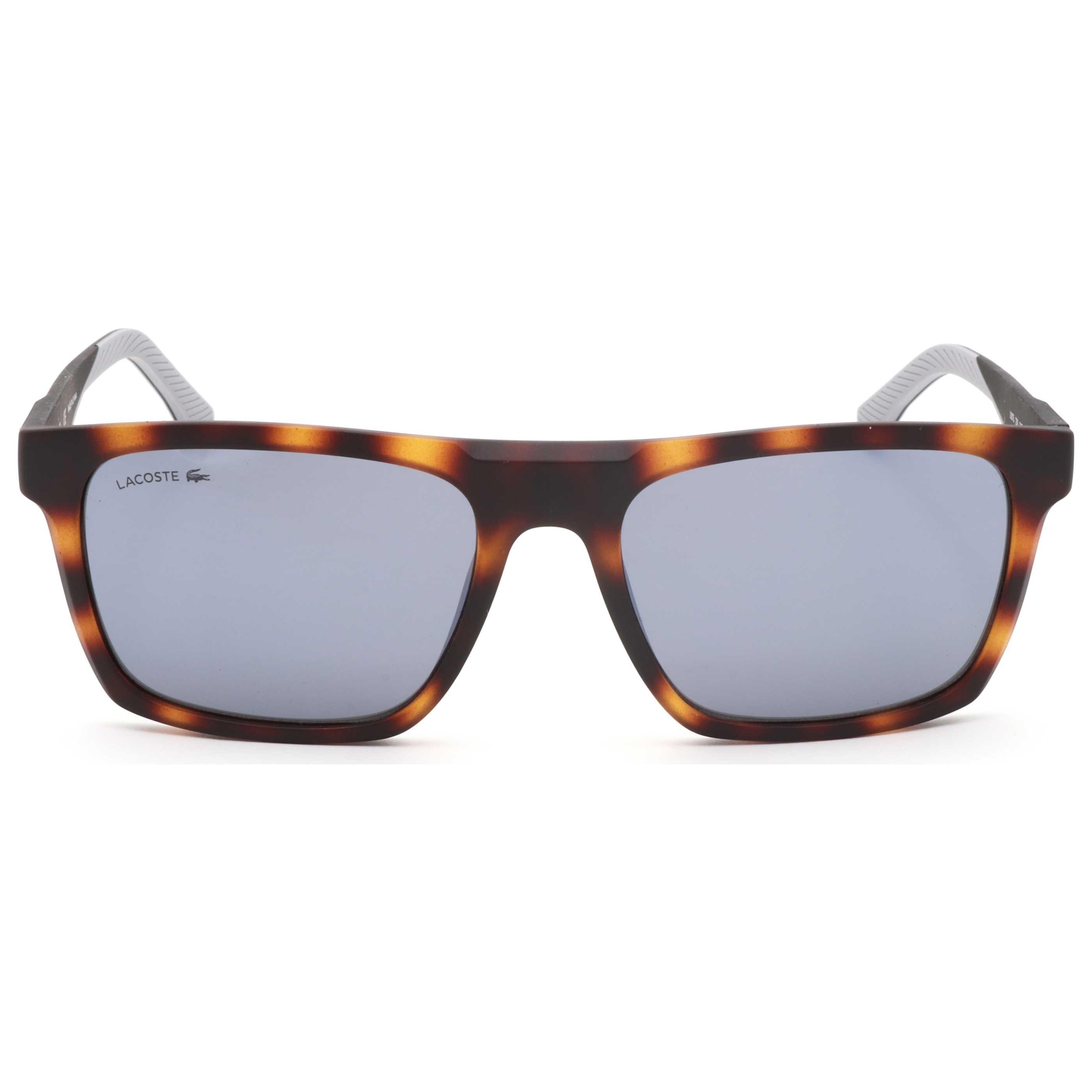 Lacoste L957S23056 Matte Havana Acetate Sunglasses — Brown, view 3