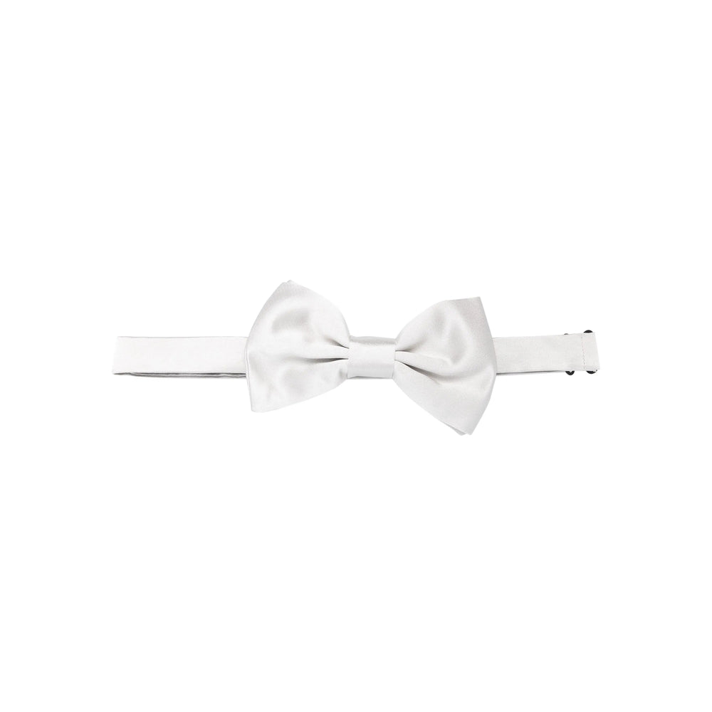 Lady Anne Silk Satin Bow Tie — Gray by Lady Anne
