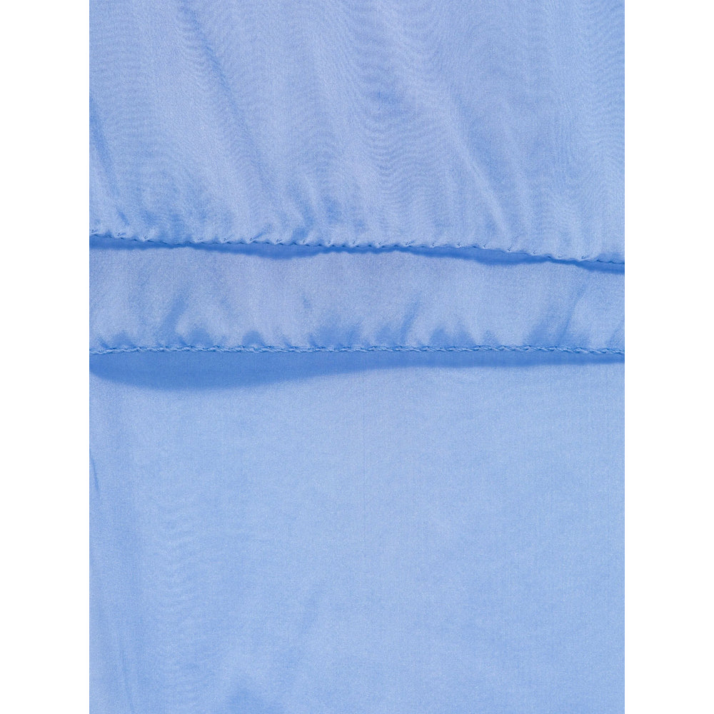 Lady Anne Silk Stole Scarf — Blue, view 2