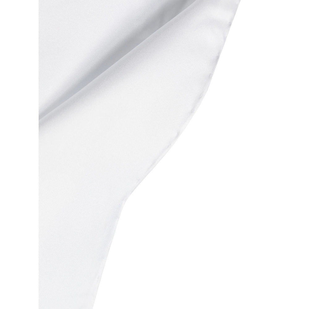 Lady Anne Silk Scarf — White, view 2