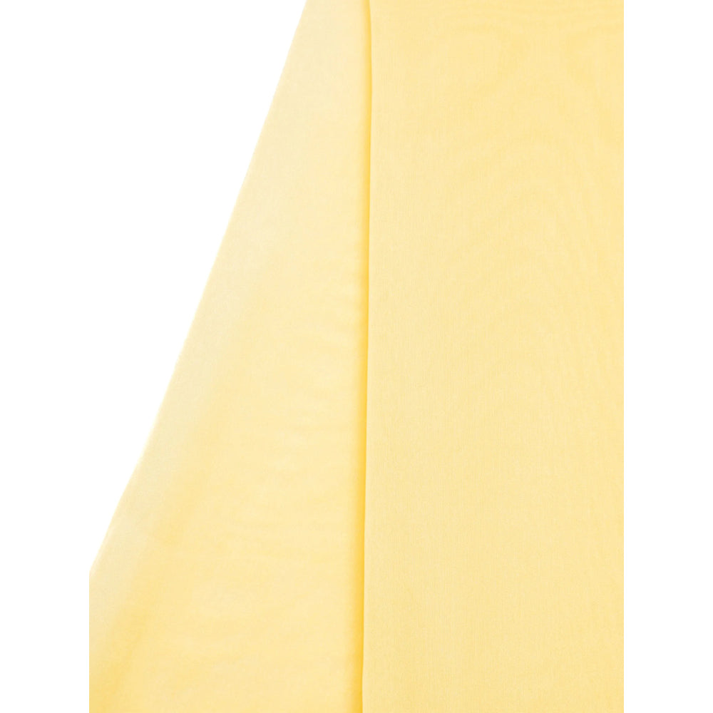 Lady Anne Pure Silk Stole — Yellow, view 2