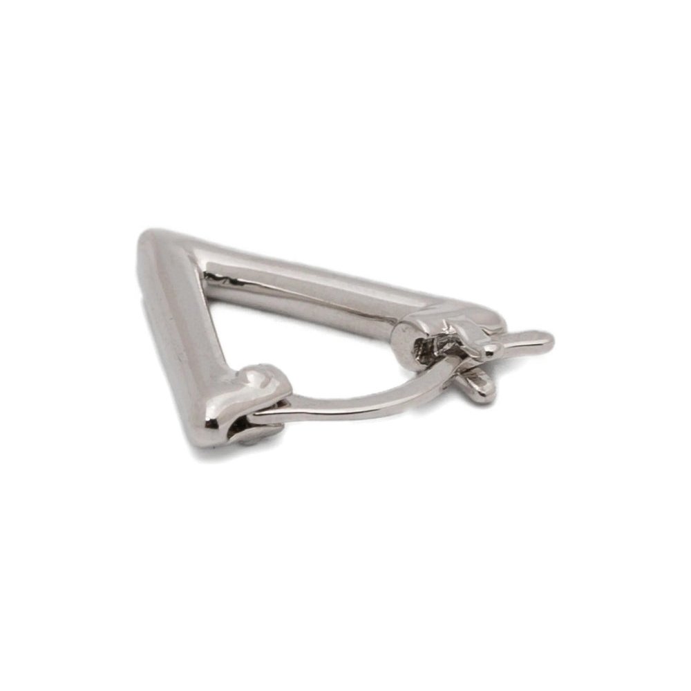 Lag World Triangle Earrings — Silver, view 3