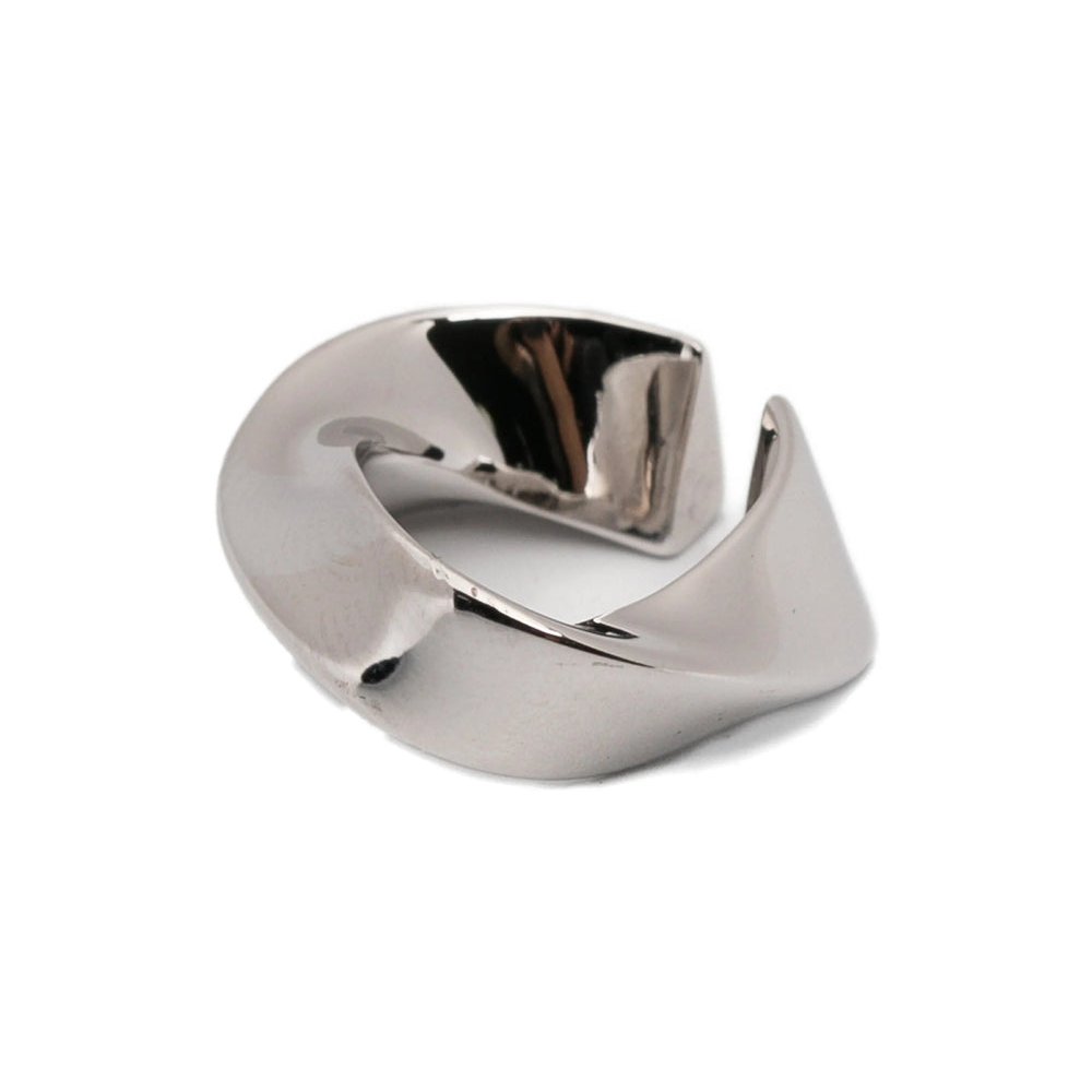 Lag World Twisted Ear Cuff — Silver, view 3