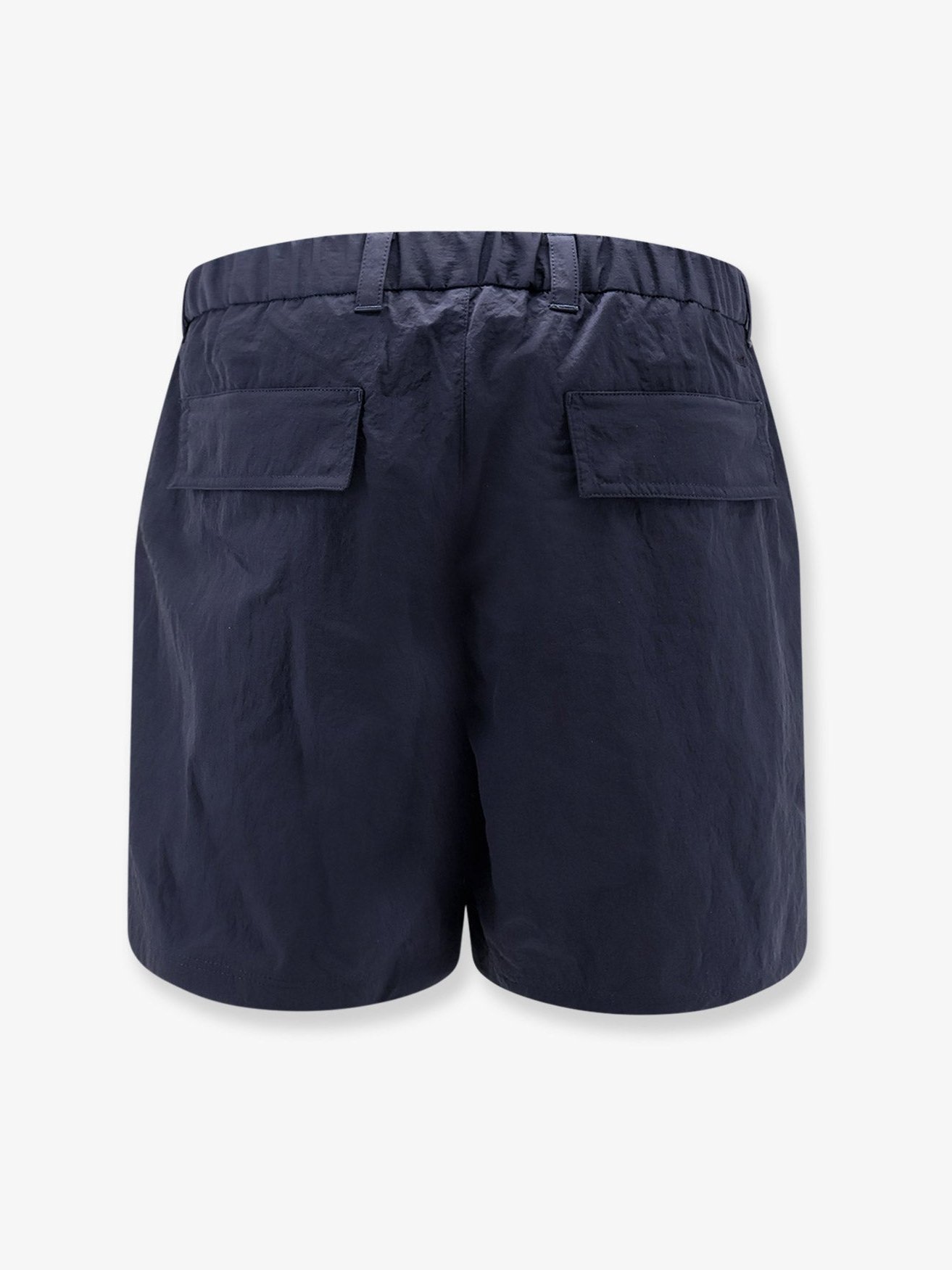 Laminar Nylon Bermuda Shorts — Navy, view 2