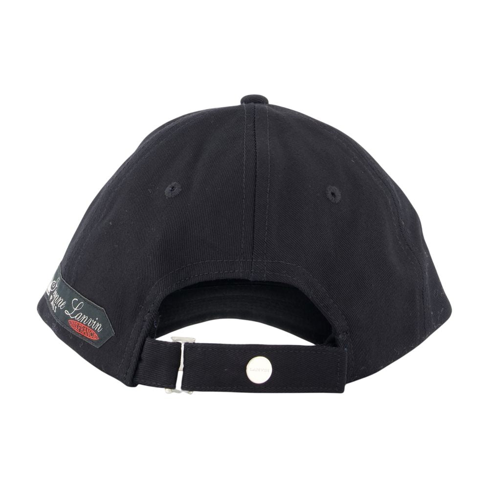 Lanvin AM-HAWCA1-C2ET-P26-10 Baseball Cap — Black, view 2