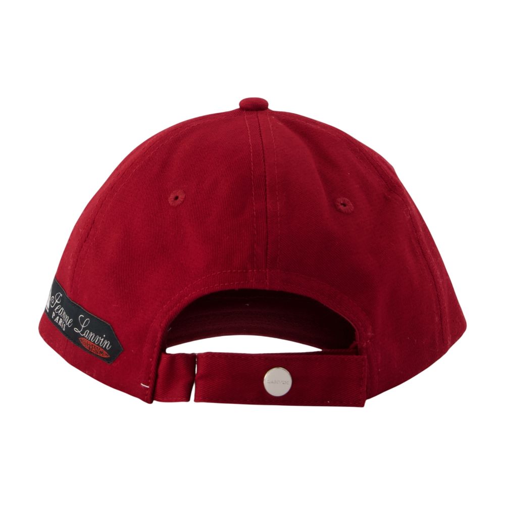 Lanvin AM-HAWCA1-C2ET-P26-381 Baseball Cap — Red, view 2