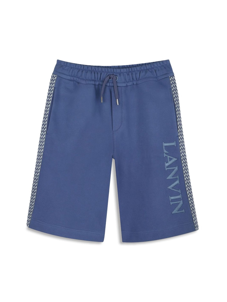 Lanvin Cotton Bermuda Shorts — Gray by Lanvin